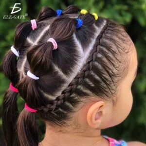 Elastic Hair Bands Pack Of 10 4.5mm