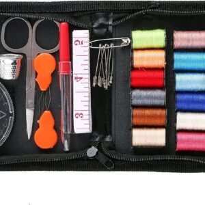 70pc Large Portable Sewing Kit Home Travel Case Needles Thread Scissors Set Box